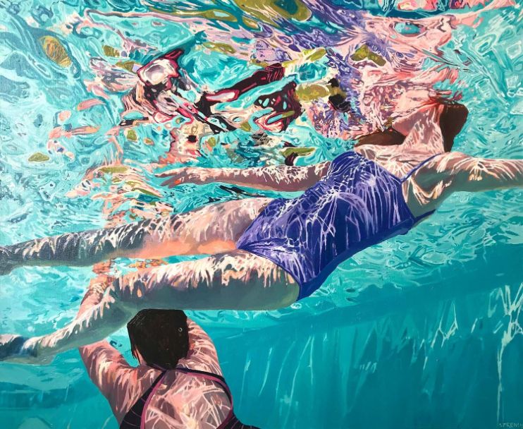 Swimming In The Nostalgic Oil Paintings Of Samantha French