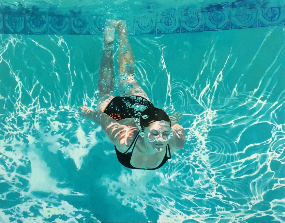 Swimming In The Nostalgic Oil Paintings Of Samantha French - Visual Atelier  8