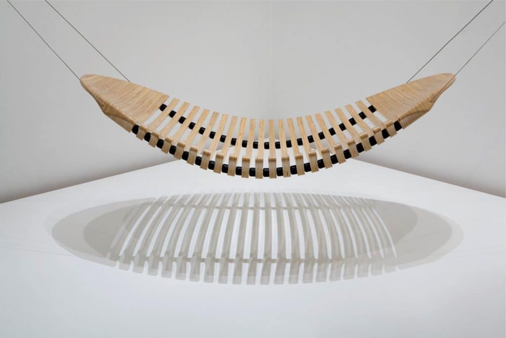 Adam Cornish's Wooden Hammock Mimics The Human Spine