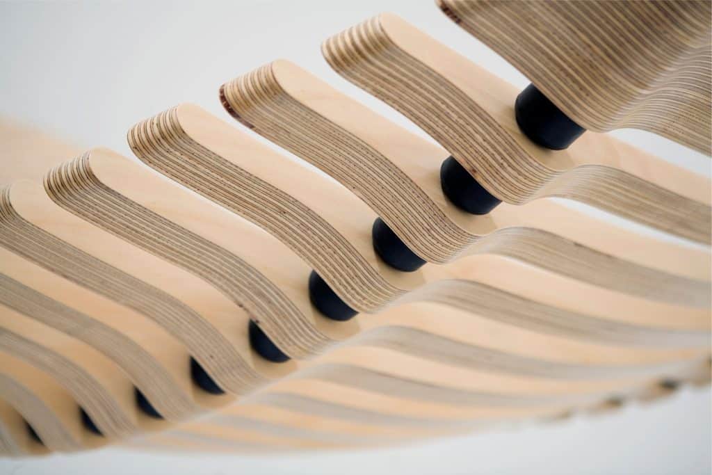 Adam Cornish's Wooden Hammock Mimics The Human Spine