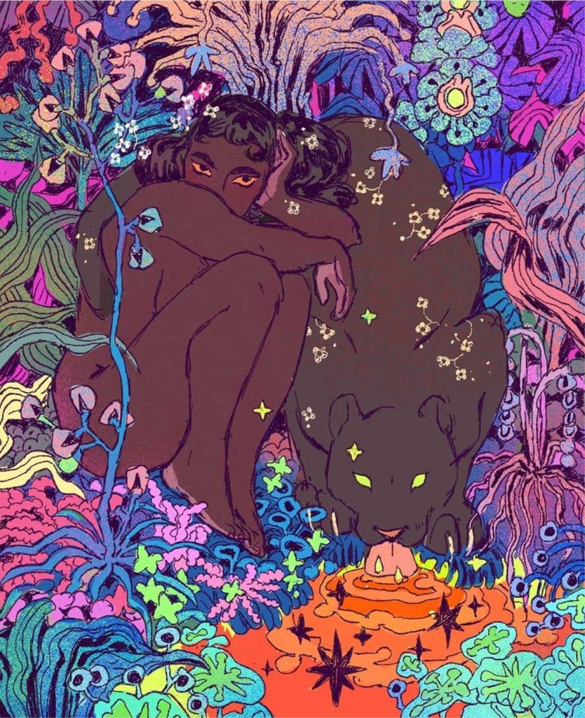 Em Niwa Imagines Bold And Psychedelic Nature Illustrations 