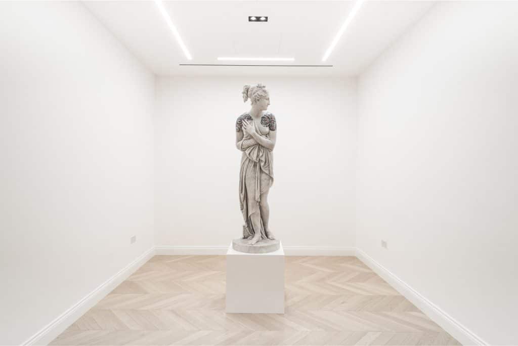 Fabio Viale Tattoos Magnificant White Marble Sculptures