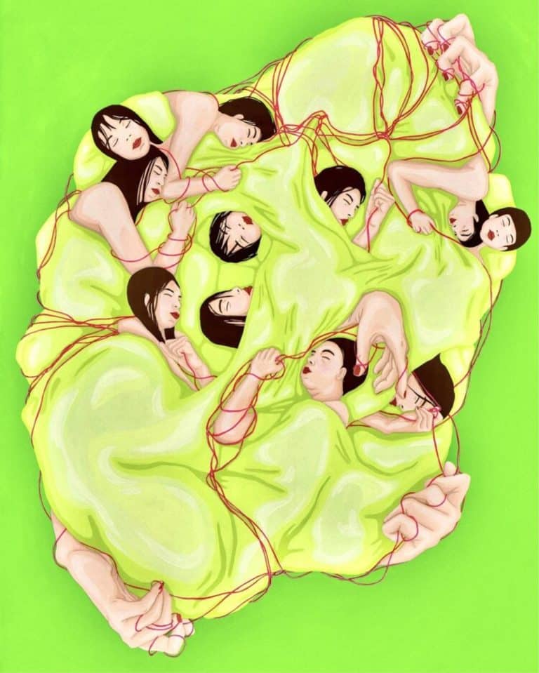 Hyun Jung Ji Paints Stunning Illustrations Of Her Past And Present Self Hyun Jung Ji Paints Stunning Illustrations Of Her Past And Present Self