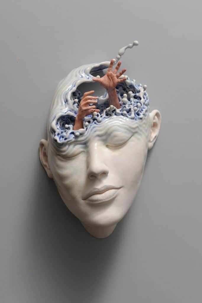 Johnson Tsang Creates Sculptures Of The Human Face With Porcelain