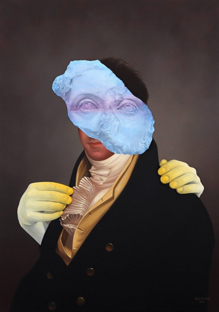 Shawn Huckins Hand Paints Early American Portraits With An Internet Twist