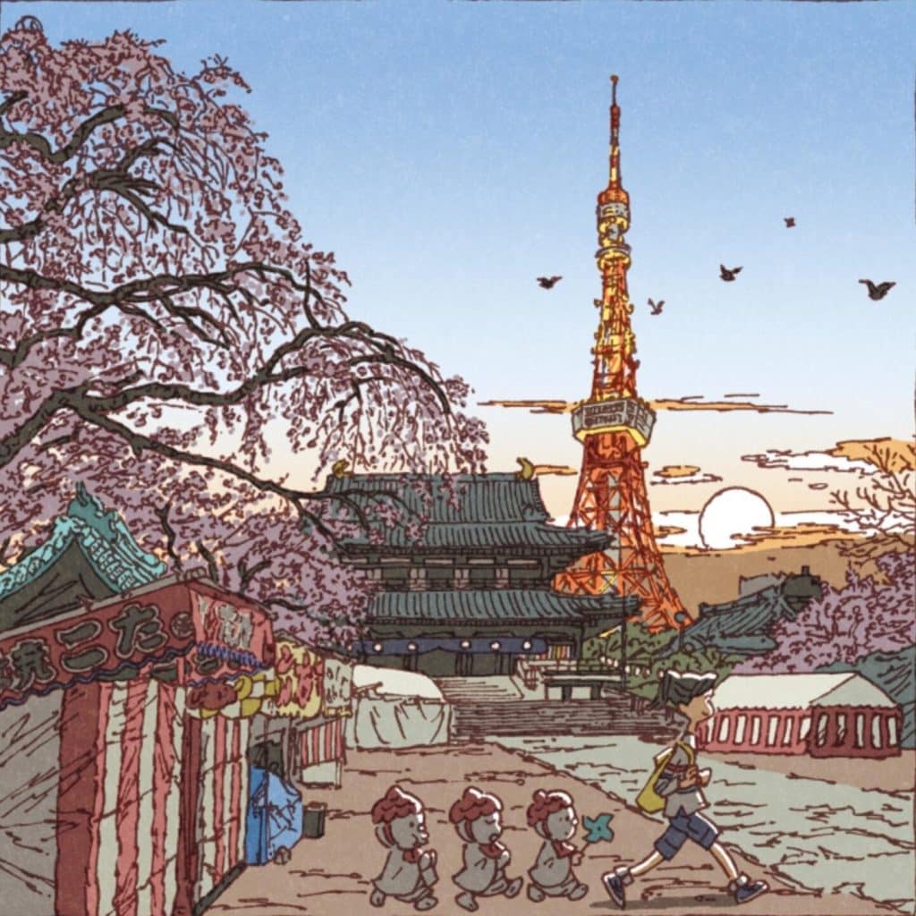 Shinji Tsuchimochi Creates City Illustrations With Wood Printing 