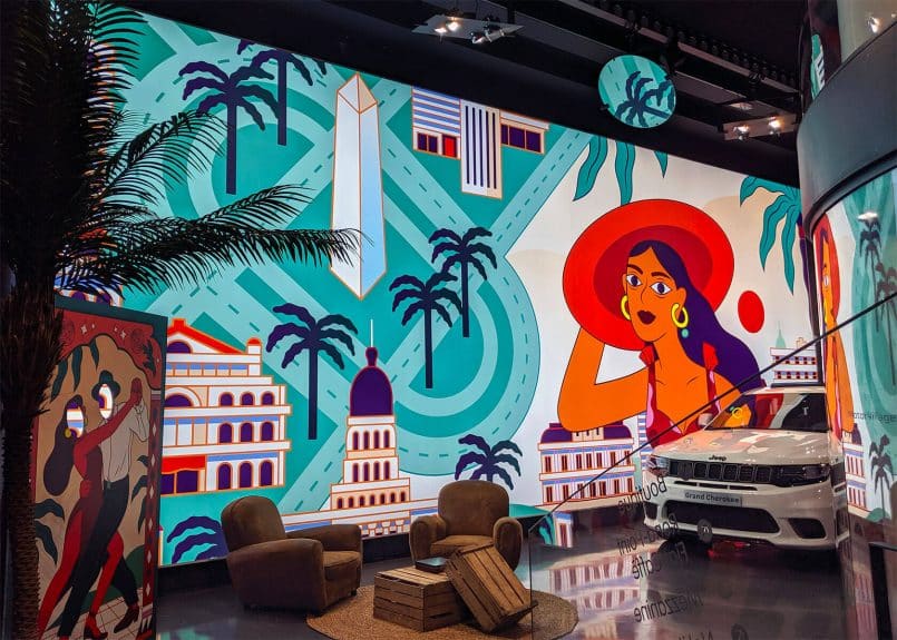 Artistic Brilliance : Dalkhafine's Mesmerizing Murals and Creative Mastery