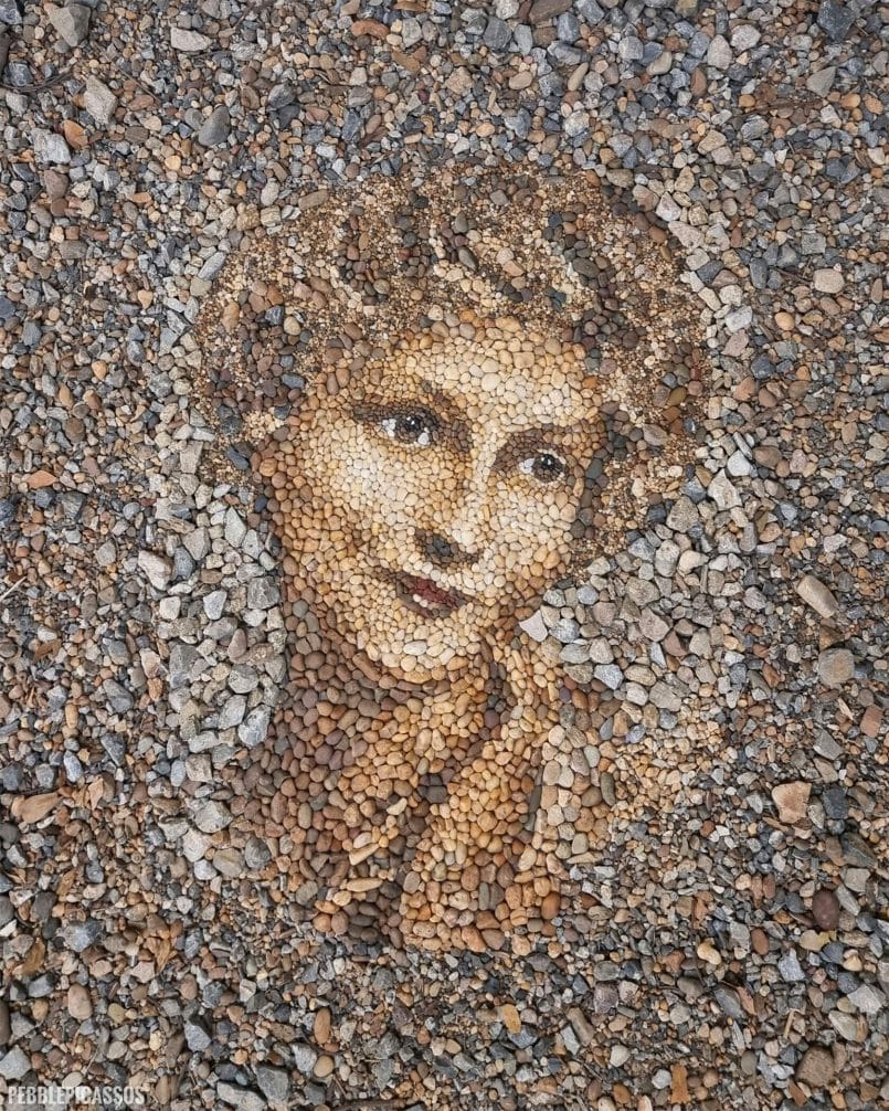 Justin Bateman: Mastering the Art of Ephemeral Pebble Mosaics