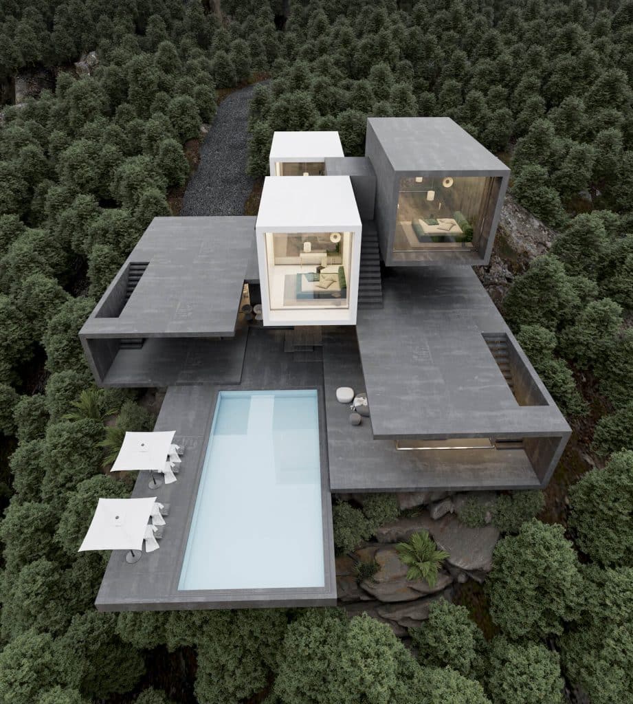 Forest Villa: A Modern Retreat Amidst Nature