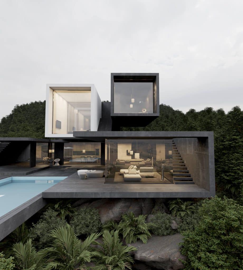 Forest Villa: A Modern Retreat Amidst Nature