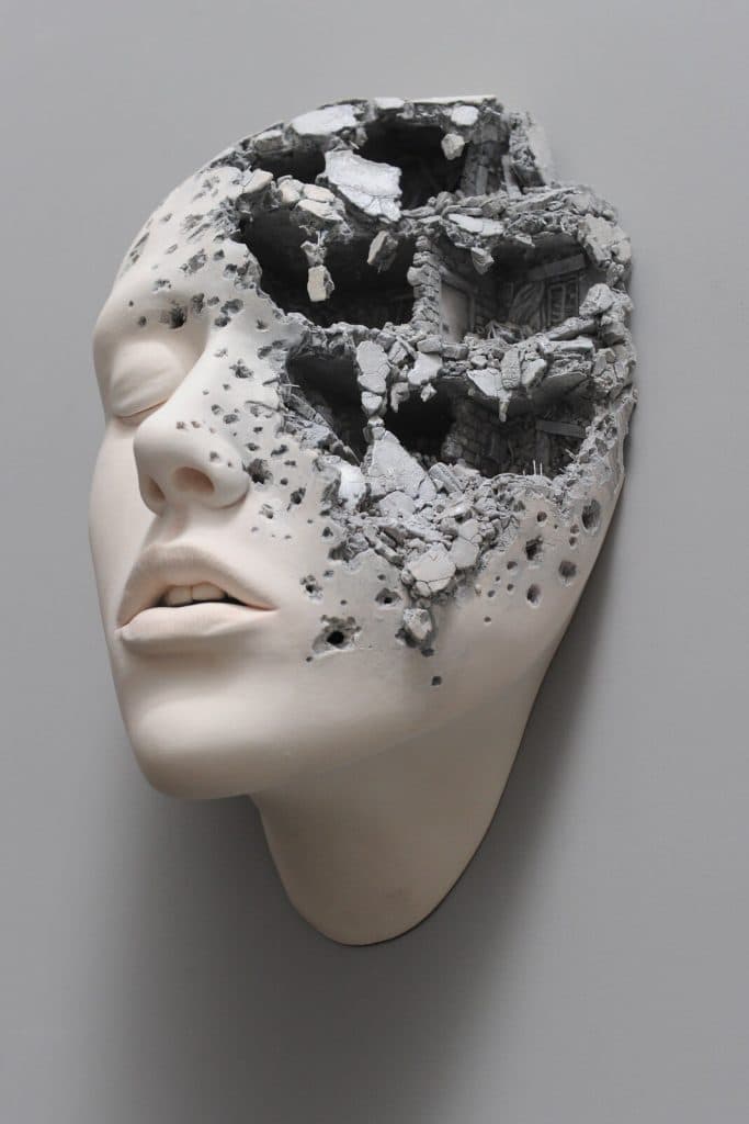 Johnson Tsang Creates Sculptures Of The Human Face With Porcelain