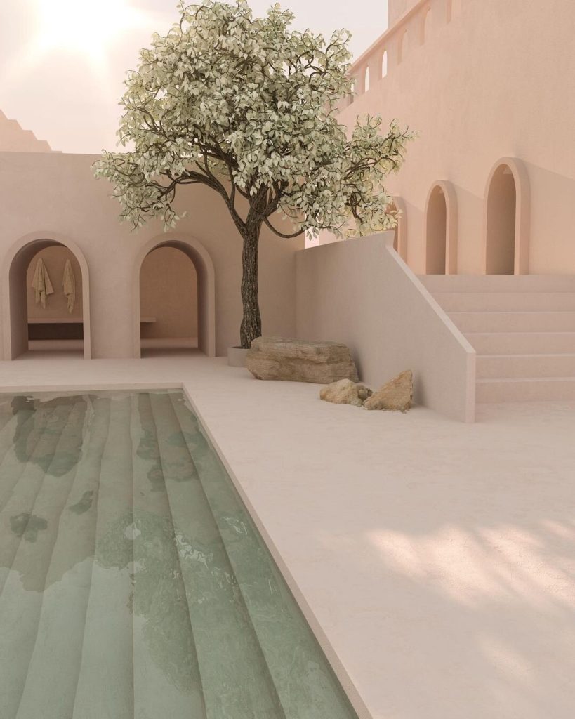 Baeige Visualizes Peace With Poised Architectural Scenes From An Untouched Future