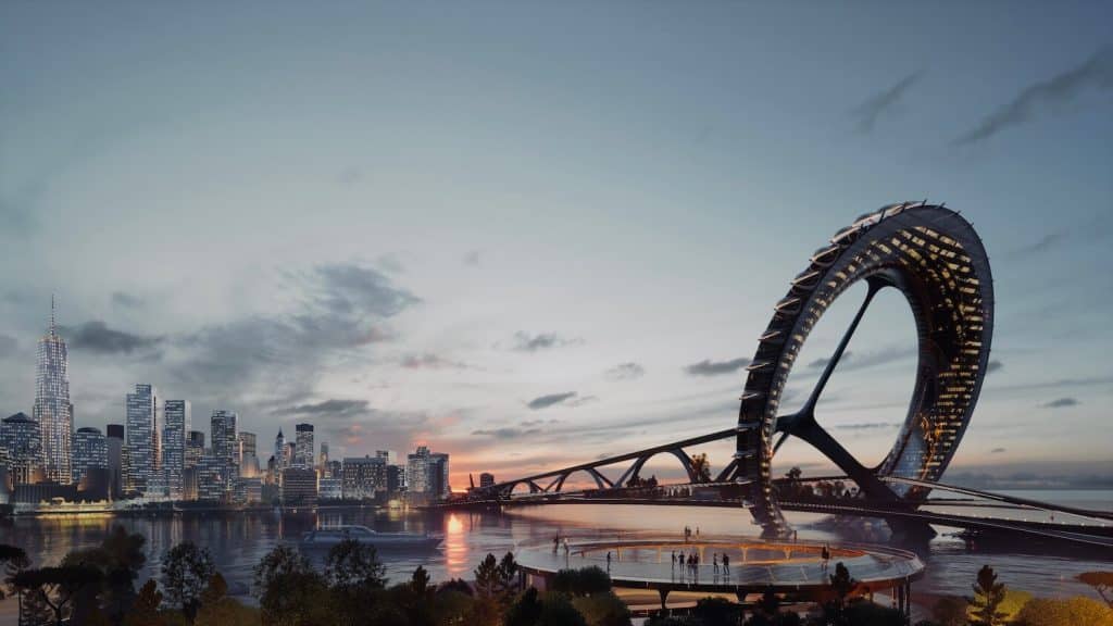 New York Financial Bridge: A Green Oasis in Manhattan's Financial District