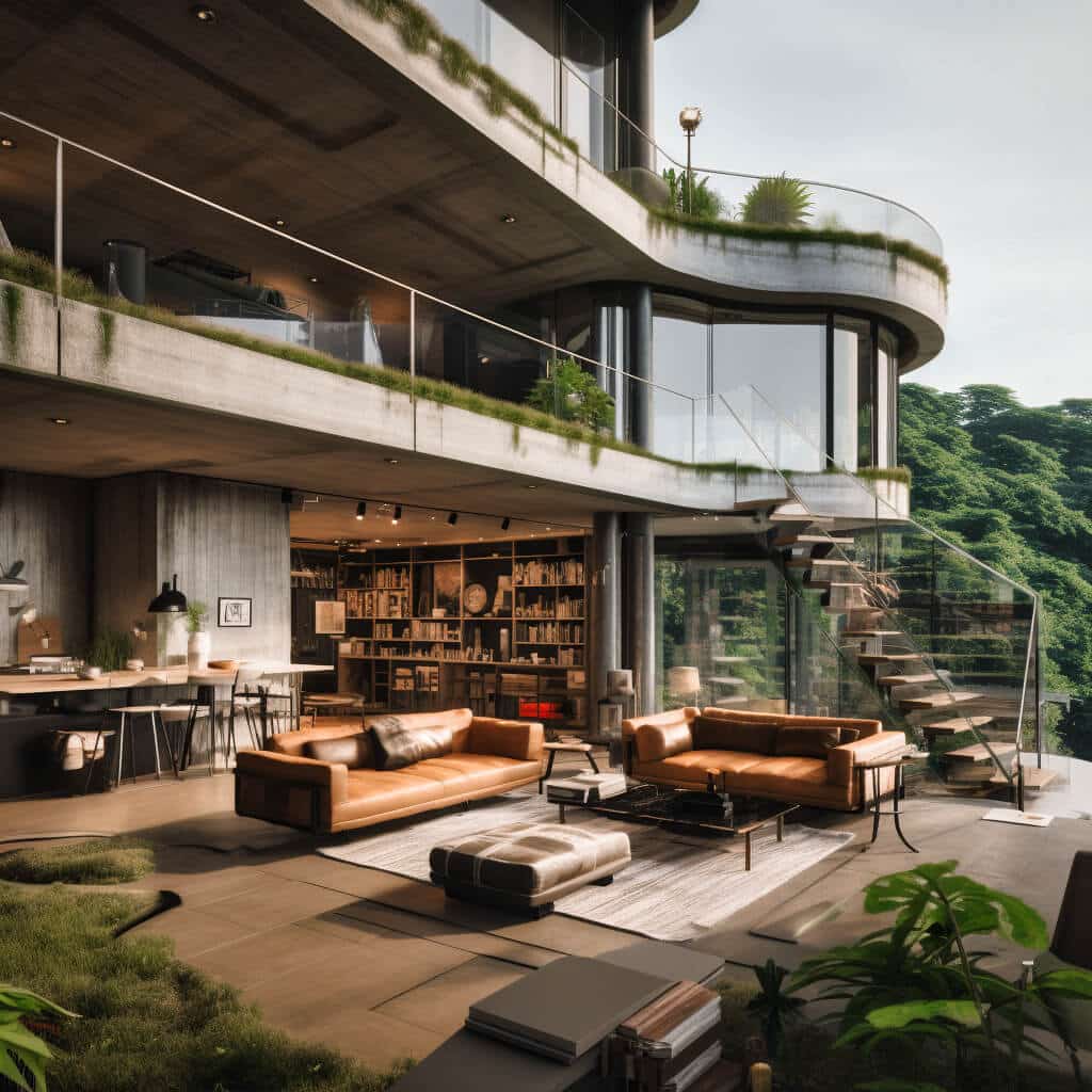 Zenith Haven: A Harmonious Hill House Embracing Nature's Peak