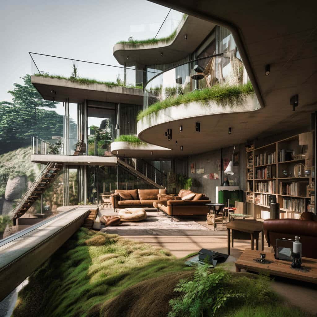 Zenith Haven: A Harmonious Hill House Embracing Nature's Peak