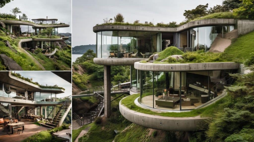 Zenith Haven: A Harmonious Hill House Embracing Nature's Peak