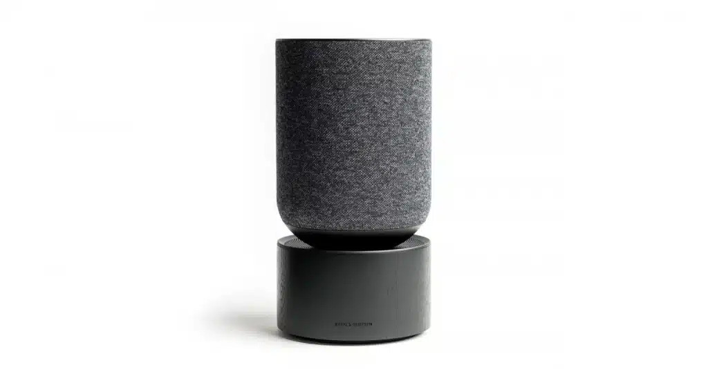 High-end speakers with modern design and advanced audio technology from Visual Atelier 8.
