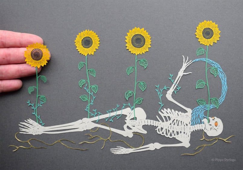 Meticulous Mastery: The Intricate Paper Art of Pippa Dyrlaga