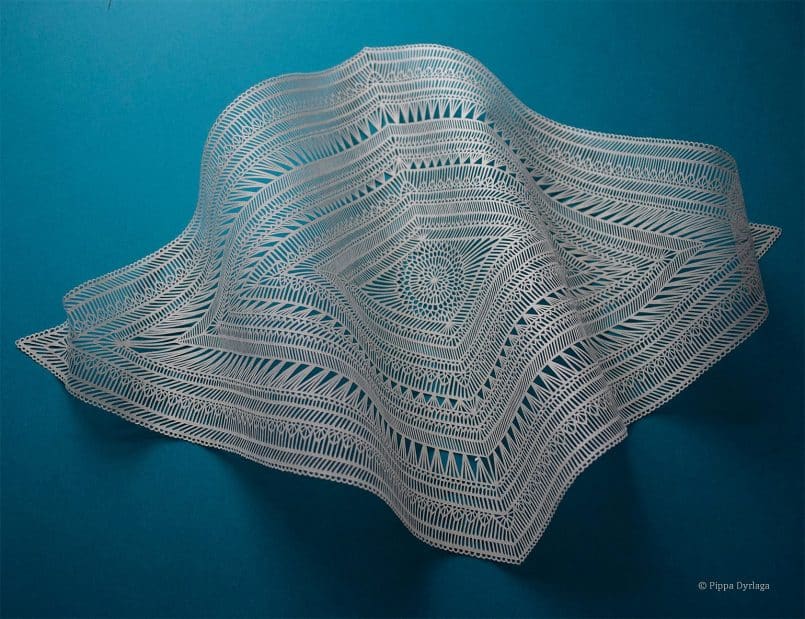 Meticulous Mastery: The Intricate Paper Art of Pippa Dyrlaga