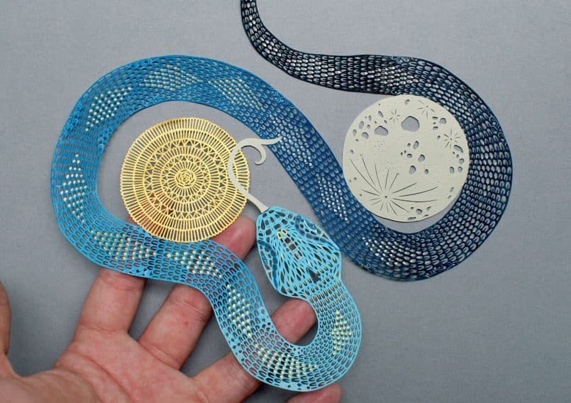 Meticulous Mastery: The Intricate Paper Art of Pippa Dyrlaga