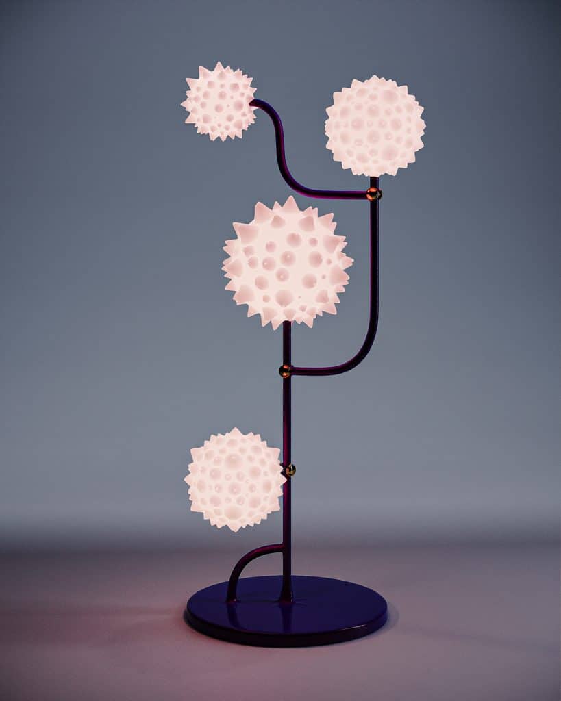 Taras Yoom's Dif Lamp: Illuminating the Intersection of Art and Human Physiology