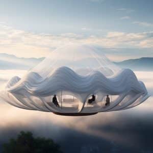 Cloudscape: Redefining Skies Through Futuristic AI Architecture