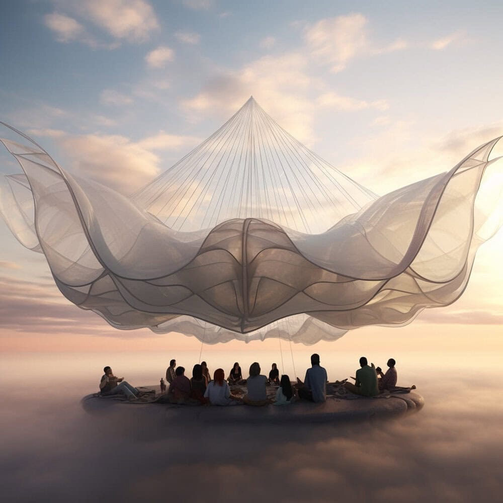 Cloudscape: Redefining Skies Through Futuristic AI Architecture