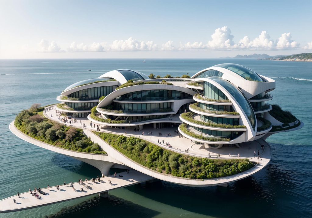 Marine Meadows: An Aquatic Utopia Uniting Nature and Architecture