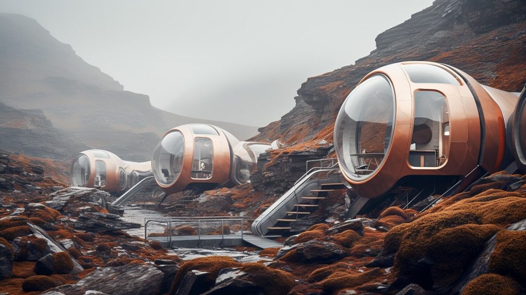 A Journey into Adhocism Architecture on the Red Planet Exploring Martian Houses