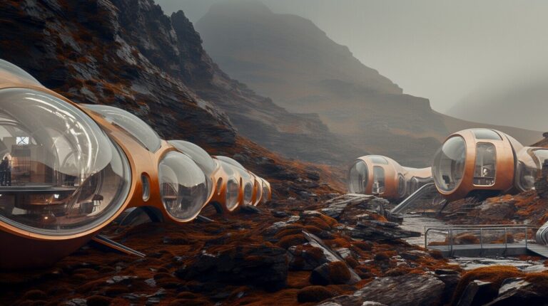 A Journey into Adhocism Architecture on the Red Planet Exploring Martian Houses