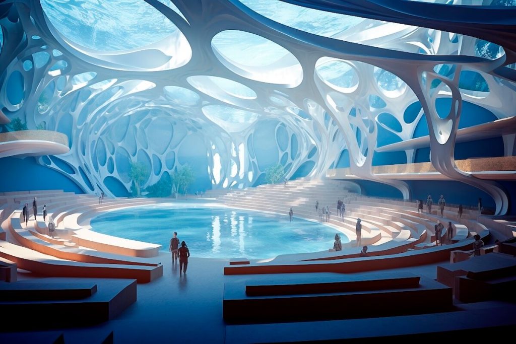 Aquautopia - A Futuristic Oasis of Sustainability and Innovation
