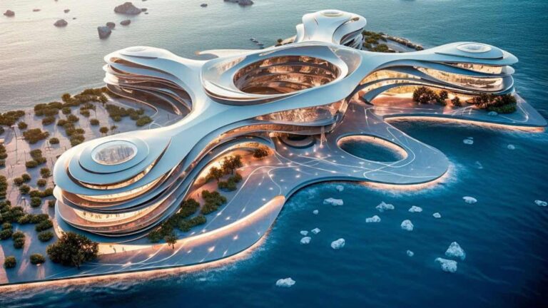 Aquautopia - A Futuristic Oasis of Sustainability and Innovation