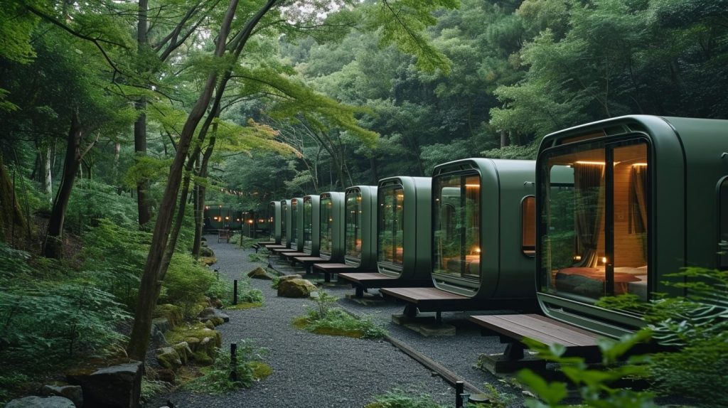 Discover Peaceful Point, a tranquil oasis nestled in Daigoji Forest