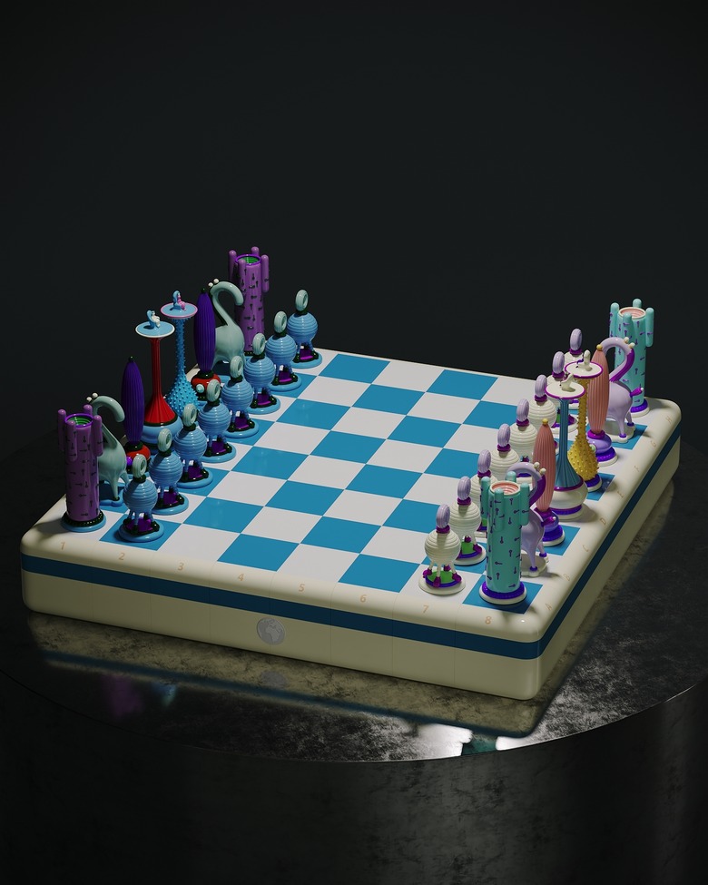 Chess Set Unveils A Harmonious Intersection of Art and Design By Taras Yoom
