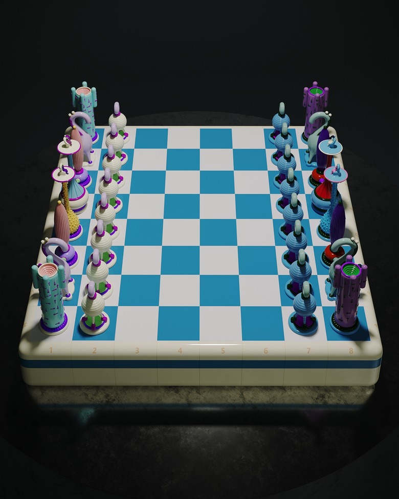 Chess Set Unveils A Harmonious Intersection of Art and Design By Taras Yoom