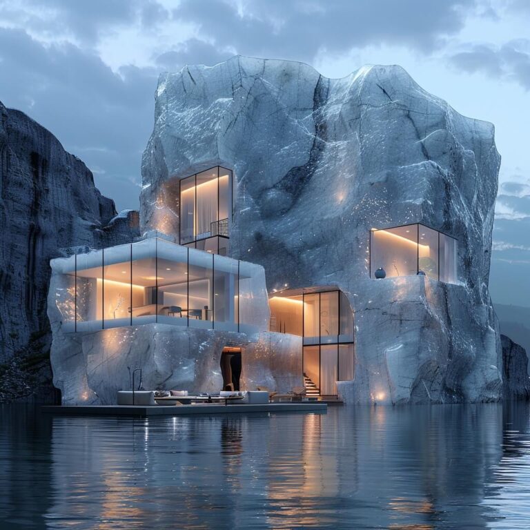 Ice Palace is A Translucent Haven in the Heart of UAE's Serenity