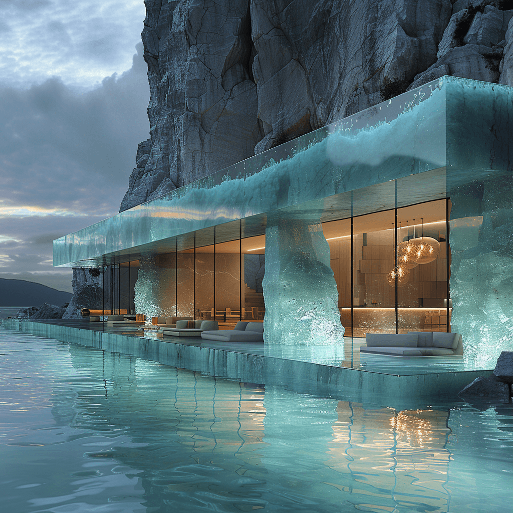 Ice Palace is A Translucent Haven in the Heart of UAE's Serenity