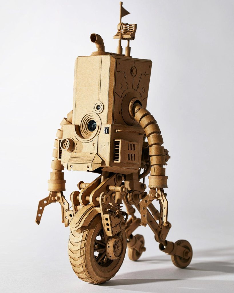 Greg Olijnyk is Unfolding Fantasies with Whimsical Cardboard Sculptures