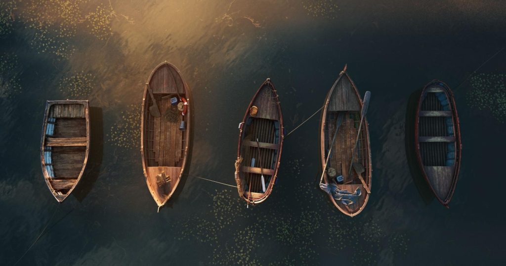 Forgotten Boats by Pulla Studio celebrates the quiet elegance of nature