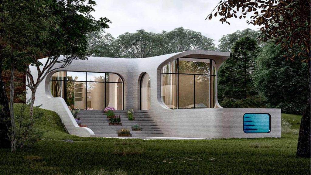 RAHA House is Pioneering Sustainable Architecture Through 3D Printing and Concrete Recycling