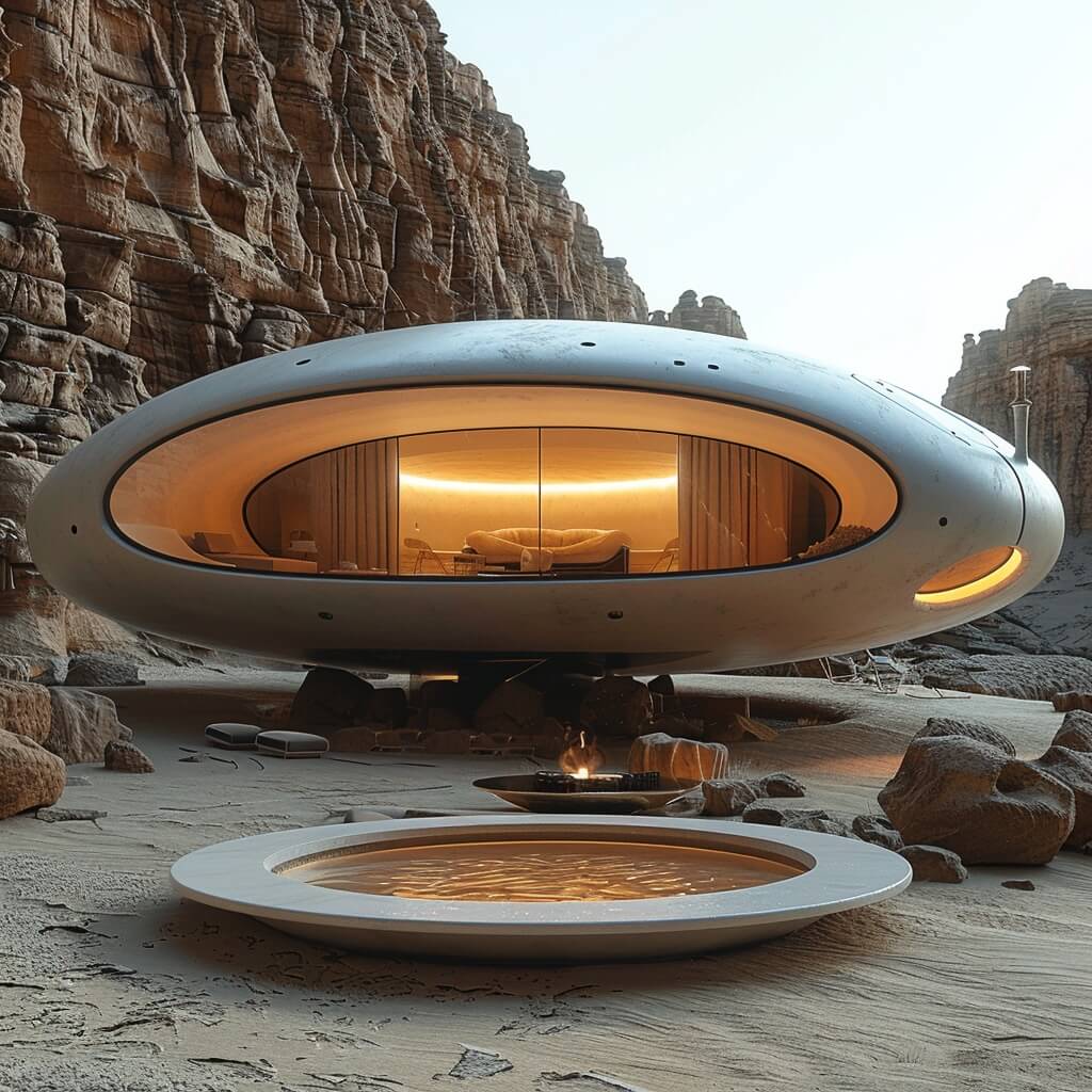 UFO Abode is A Ingenious Residential Concept by Kowsar Noroozi