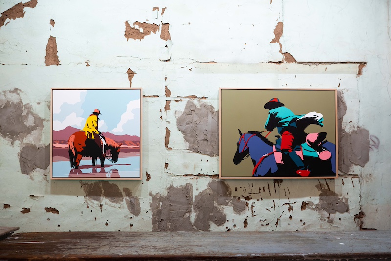 Jeremy Booth's Bold and Cinematic Art Tribute to Cowboy Culture