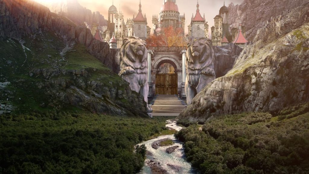 Lunazul Castle: A Vision of Celestial Grandeur by Chun Yao Chang