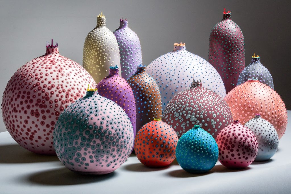 Elyse Graham's Microbe Vessels are Colorful Evolution in Artistic Design