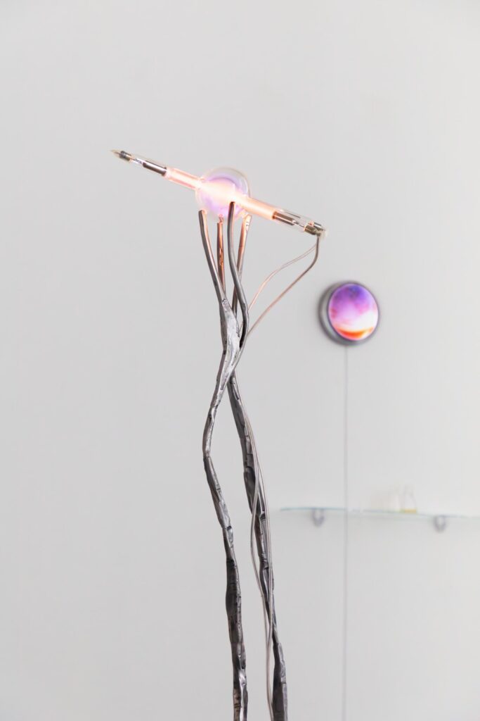 Artist Emilija Povilanskaitė captures the stellar process of helium fusion in "Helium Burning"