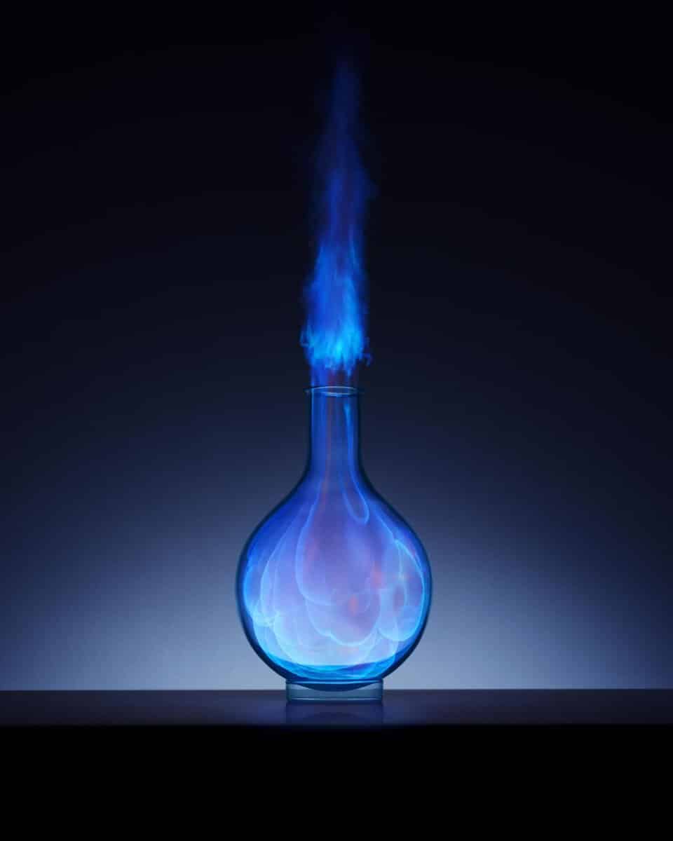 Ignis an artful exploration of fire and duality of progress by Optical