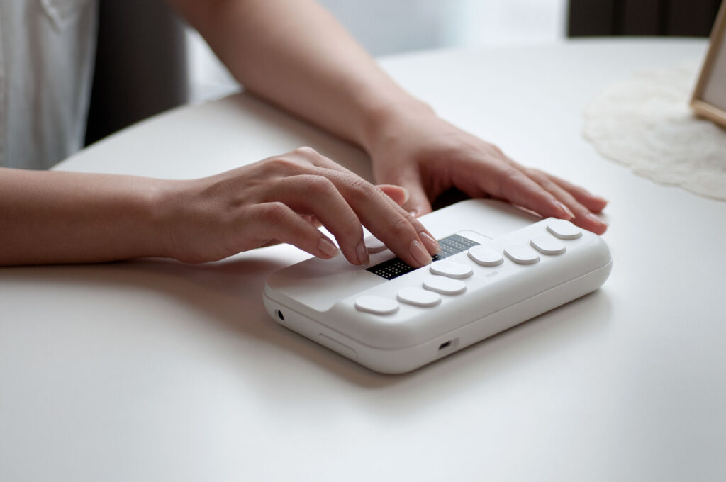 SMARTIO EDU 2023 is a Braille Education Device for visually impaired learners