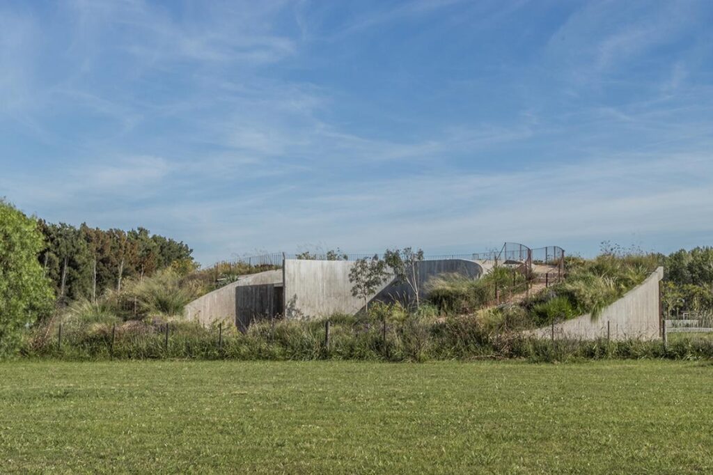 The Shire House by AtelierM a balanced mixture of geometry and nature