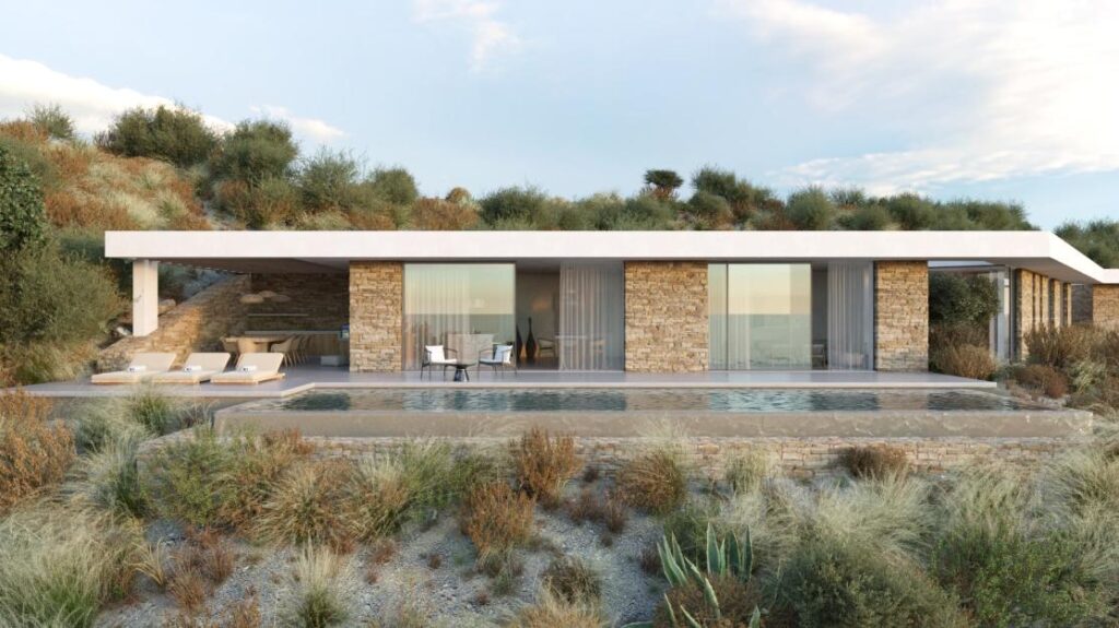 Zeropixel Architects designs a stunning hillside retreat in Apokoronas