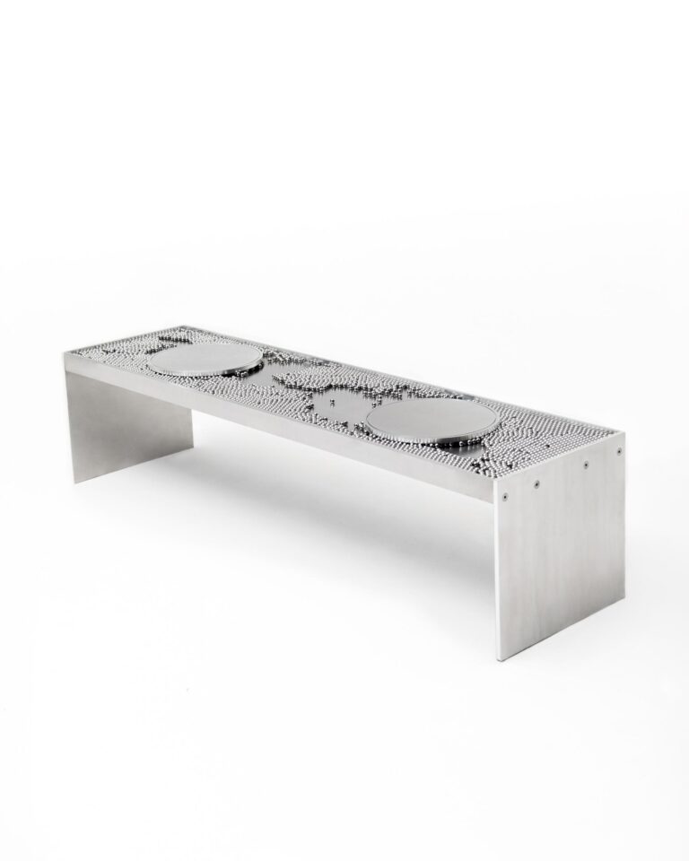 GARZA Studio's bench, where emotional depth meets minimalist elegance